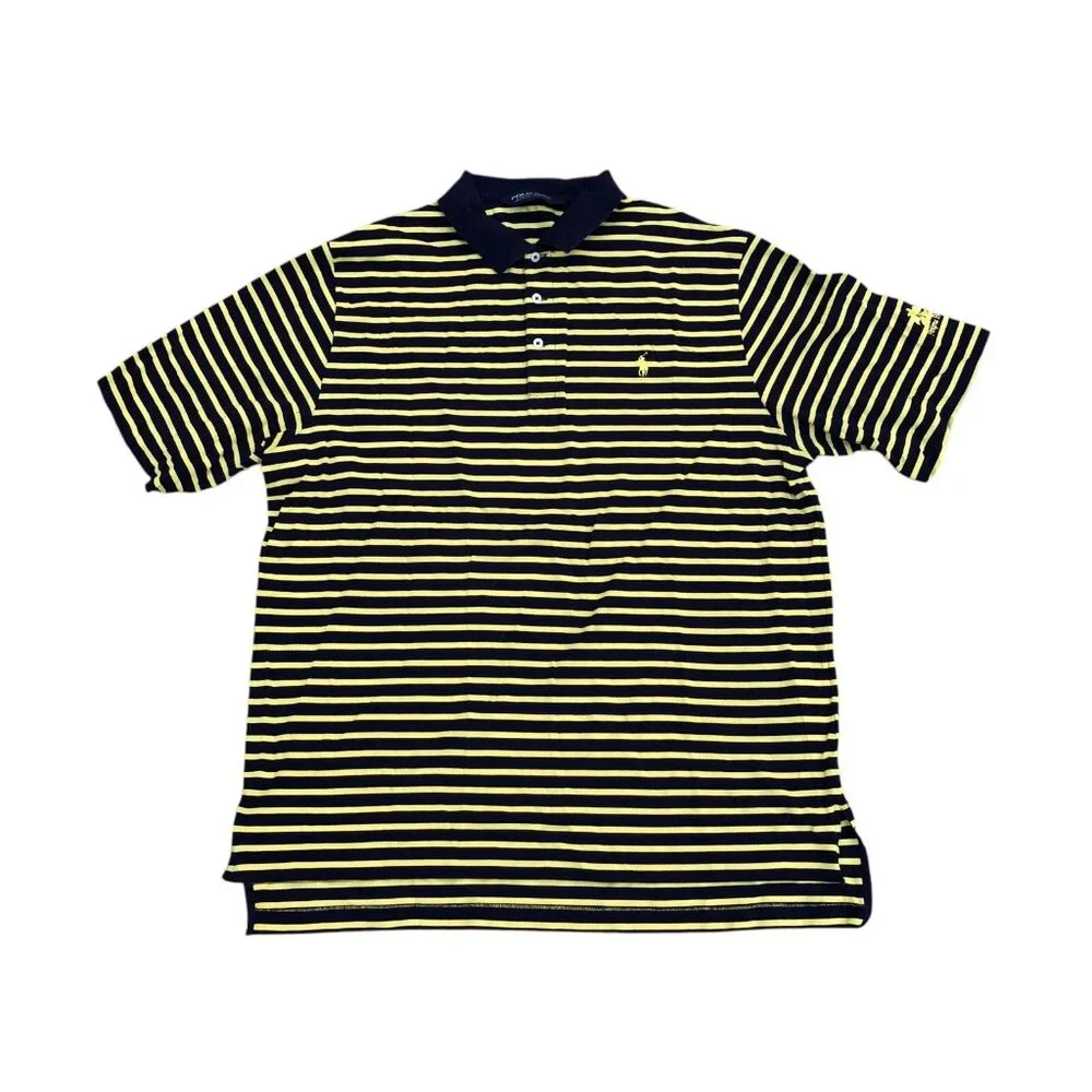 VTG RALPH LAUREN POLO GOLF Poipu Bay Polo Shirt XL Striped Golf Course Hawaii